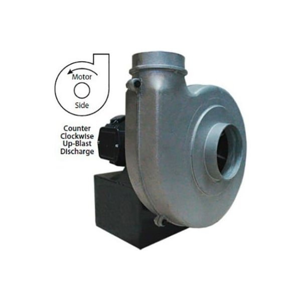 Americraft Mfg Explosion Proof Blower 1 HP 3 Phase CCW Upblast 575 CFM HADP9-1-T-EX-CCWUB - main